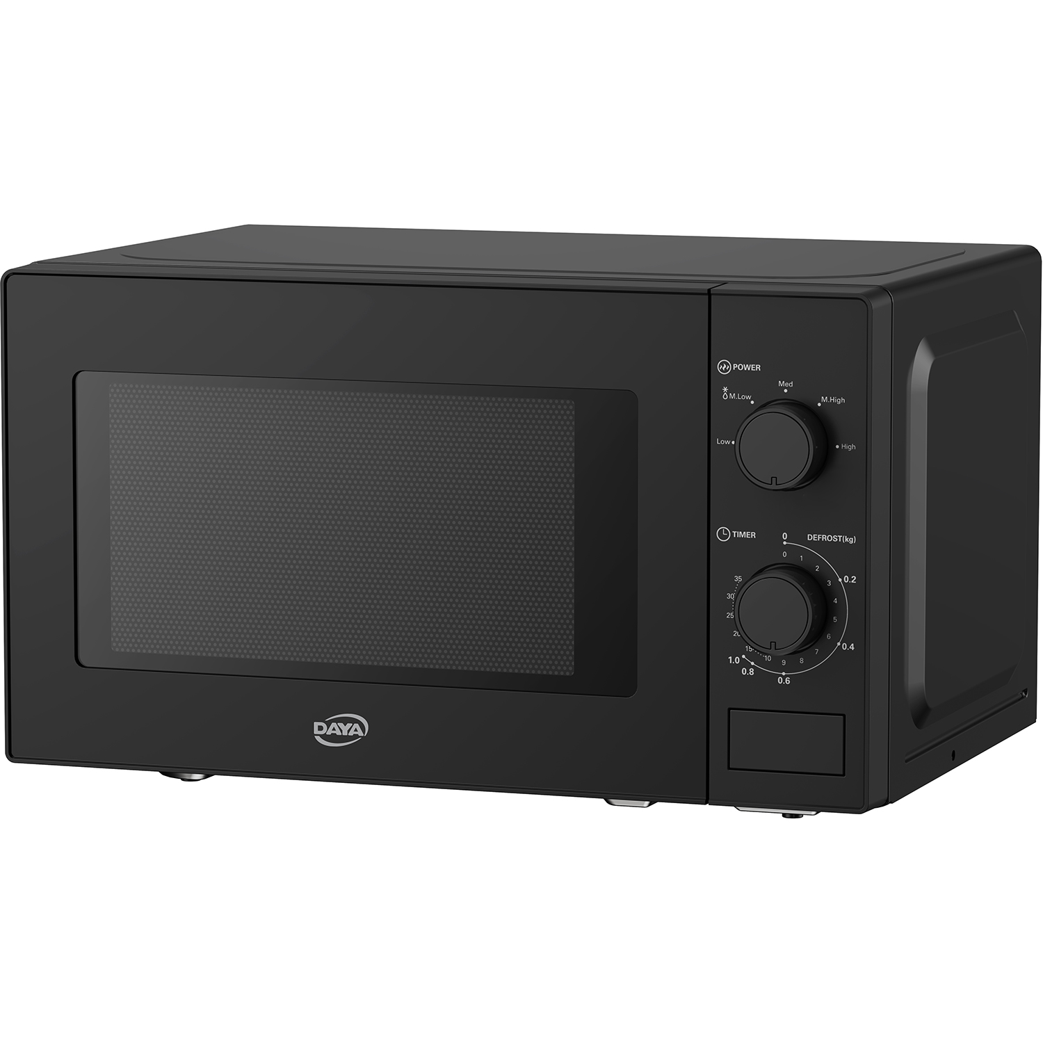 DMMW2070MB Microonde 20 litri 700W con controllo meccanico, compatto e facile da usare, ideale per riscaldare e scongelare ogni giorno. 8052536053359
