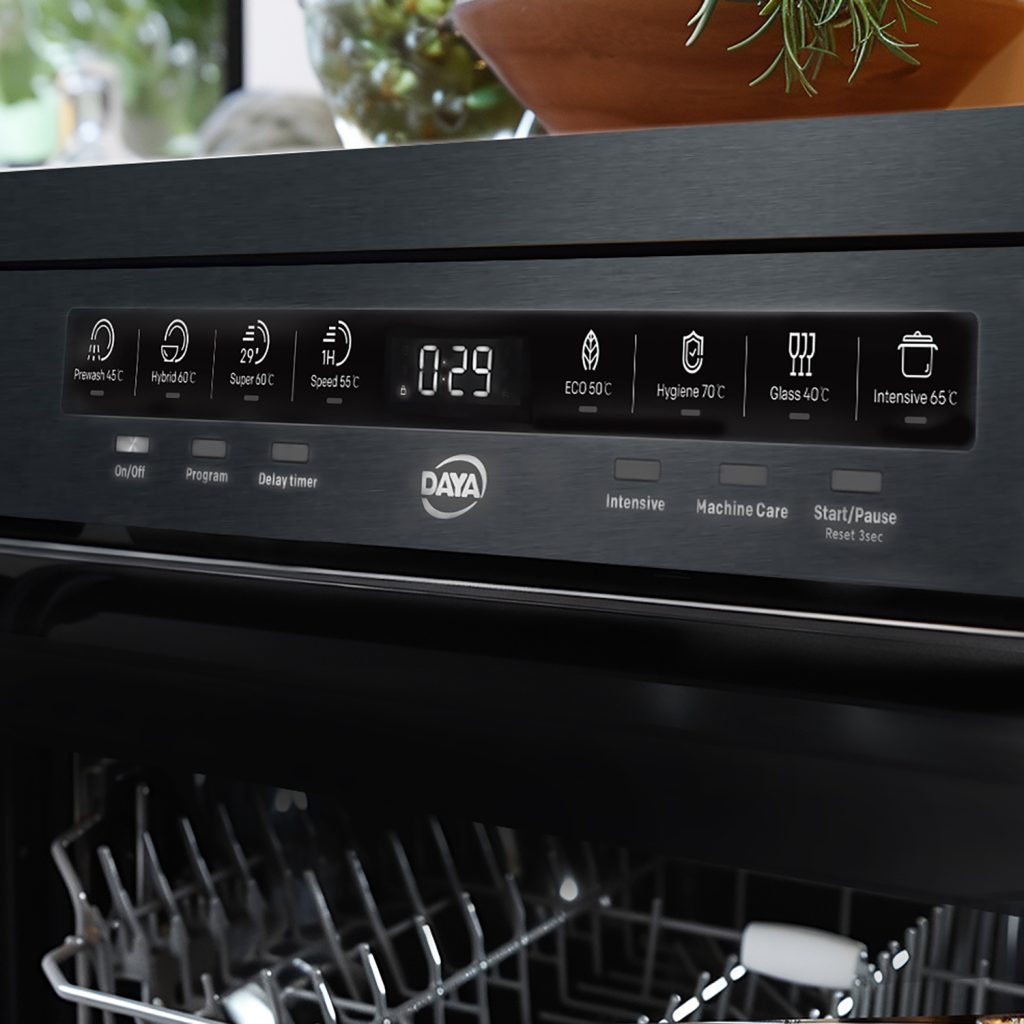 DSDW138EL Lavastoviglie libera installazione 13 coperti con 8 programmi, display LCD e partenza ritardata, capiente e versatile per uso quotidiano. 8052536053236 - immagine 6